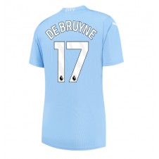 Manchester City Kevin De Bruyne #17 Hjemmedrakt Kvinner 2023-24 Kortermet
